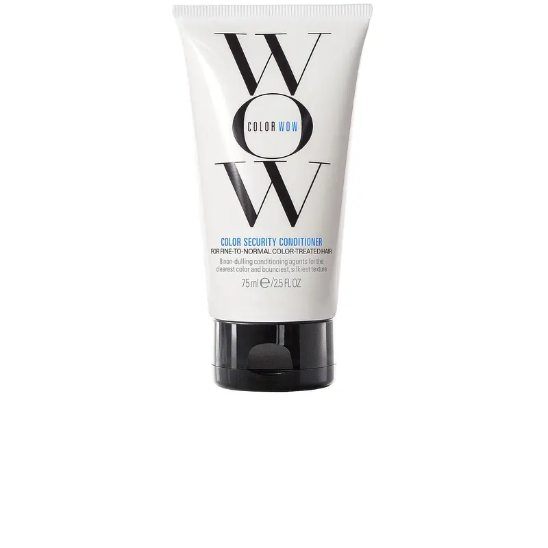 Color WOW Travel Color Security After Care Conditioner (2.5 fl oz) - Translucent, Smoothing, Fragranced Detangling Glossy Hair Care for Fine/Normal Hair, Complementary to Shampoo