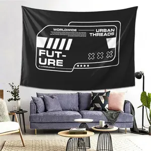Future Urban Threads Tapestry, Featuring Printed Trendy Style Elements, Is the Perfect Choice for Bedroom, Dorm, and Home Decor. A Unique Holiday Gift Idea for Friends and Family, It Serves as a Versatile Decorative Piece