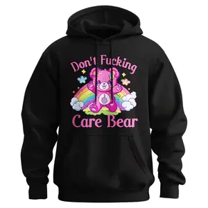Don't Care Bear Hoodie  Everyday Streetwear