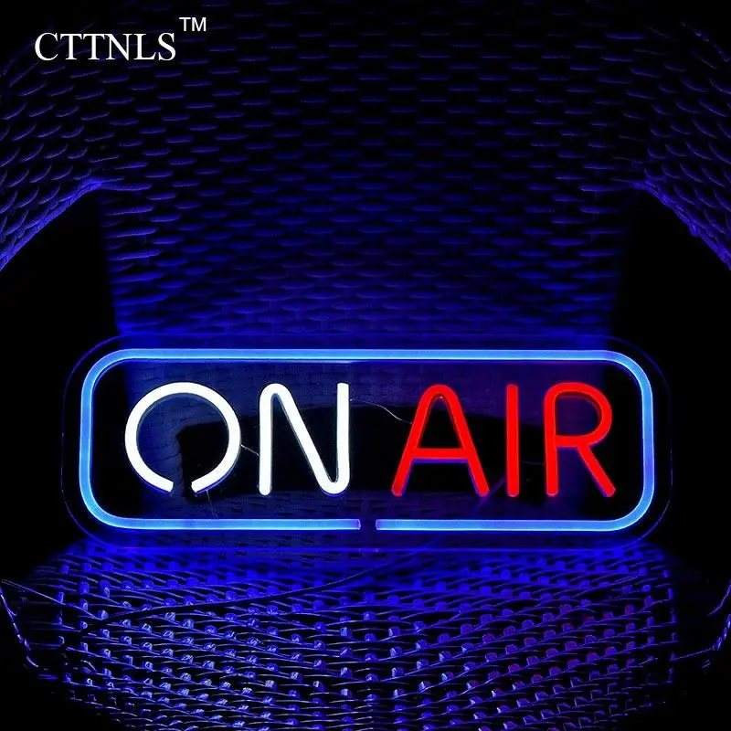 USB Powered Creative LED Neon Light, 1 Count ON AIR Design Decorative Neon Sign, Neon Wall Light for Room Bar Pub Store Club Garage Home Party Wall Ar