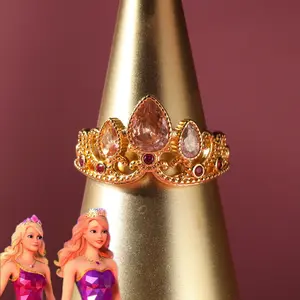 Crown Ring | Unique Engagement Ring | Geeky Jewelry Gift for Her | Gift Box Included