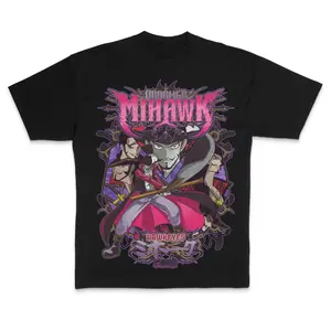 Dracule Mihawk Anime T-Shirt, One Piece Swordsman Graphic Tee, Manga Fan Shirt