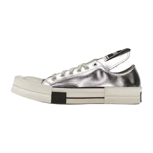 Converse x Rick Owens DRKSHDW Low "Silver"