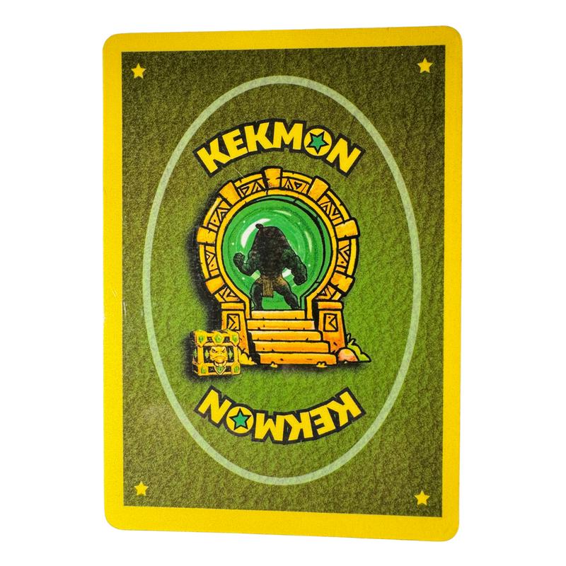 Holographic Char Char Kek Meme Prank Card, Gag Gift, Great for funny gifts to friends and family.