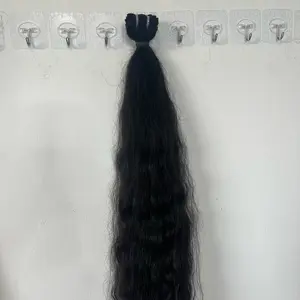 100 ramos weft curly natural , Human hair