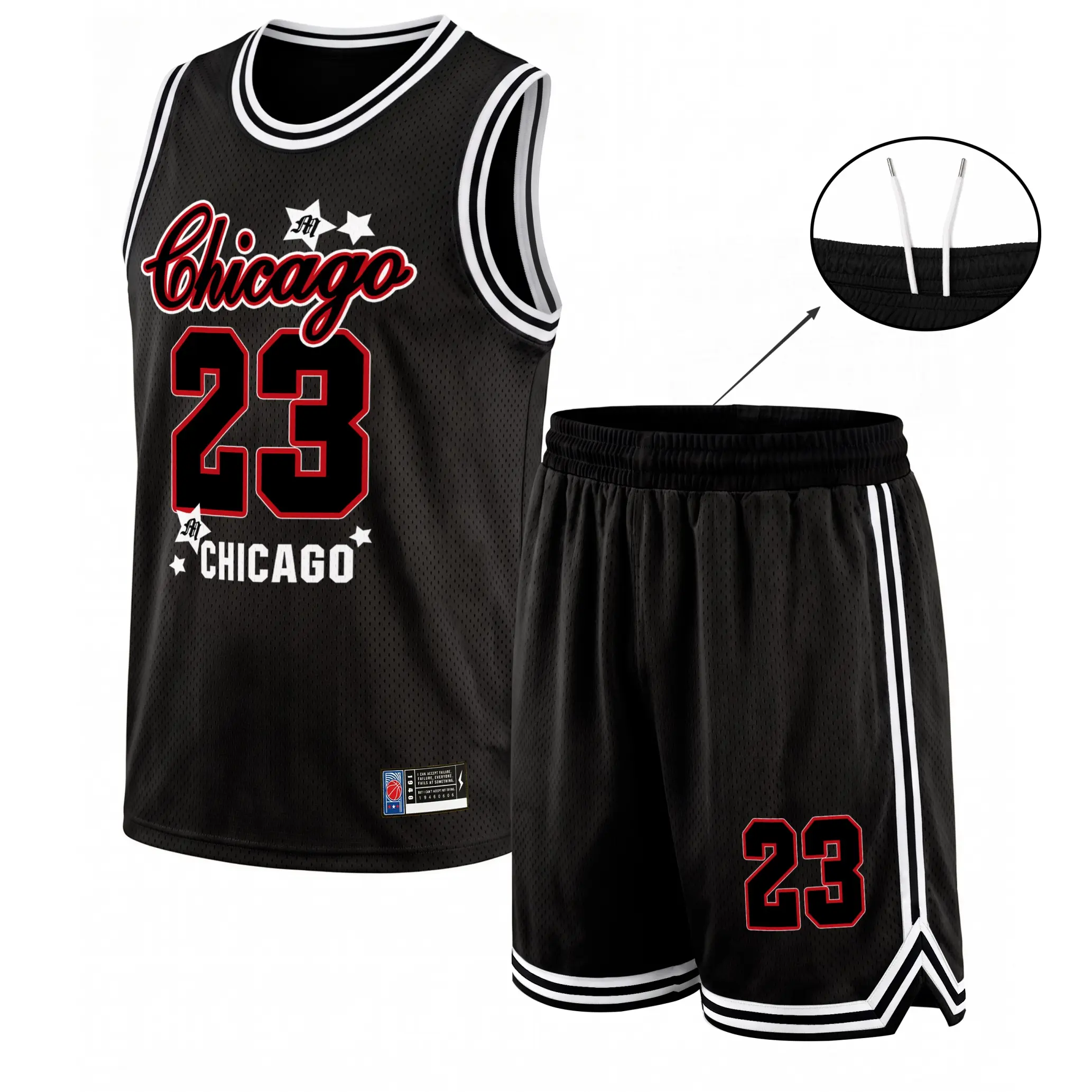 Men's #23 Sports Set: Two-Piece Mesh Basketball Jersey & Shorts Combo — Lightweight, Breathable Athletic Wear