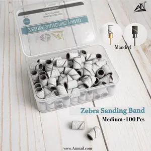 ZEBRA SANDING BAND - Medium | 100 Pcs