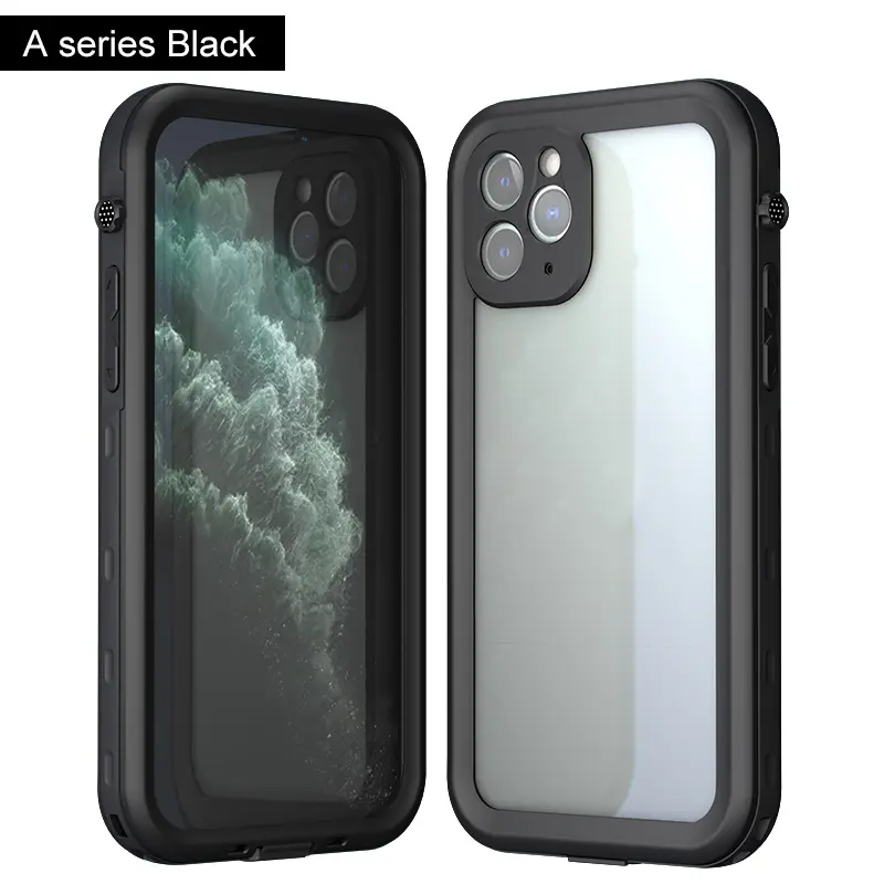 Fin IP68 Waterproof Case For IPhone 17 16 14 15 13 12 11 Pro Max XS XR 8 Diving 2M Depth Underwater Swim Outdoor Sports Clear Cover