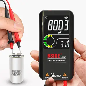 Bside Digital Multimeter S20, Smart Ac/dc Voltage Tester, Capacitance Meter, Resistance Checker, Diode Tester, Non-Contact Voltage Detector