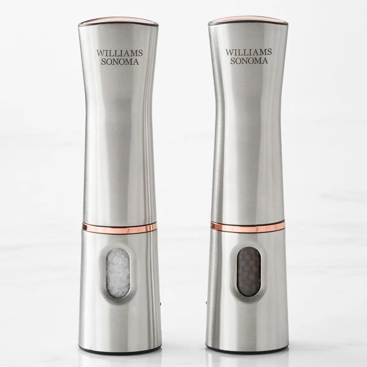 Williams Sonoma Signature 8-in Rechargeable Electric Salt & Pepper Mills, Kitchen Utensils