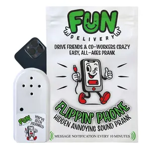 Flippin’ Phone by FUN Delivery – Hidden Phone Ringtone Sound Device | April Fools & Office Prank | Funny White Elephant & Gag Gift