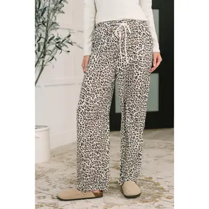Wander Wild Leopard Drawstring Pants