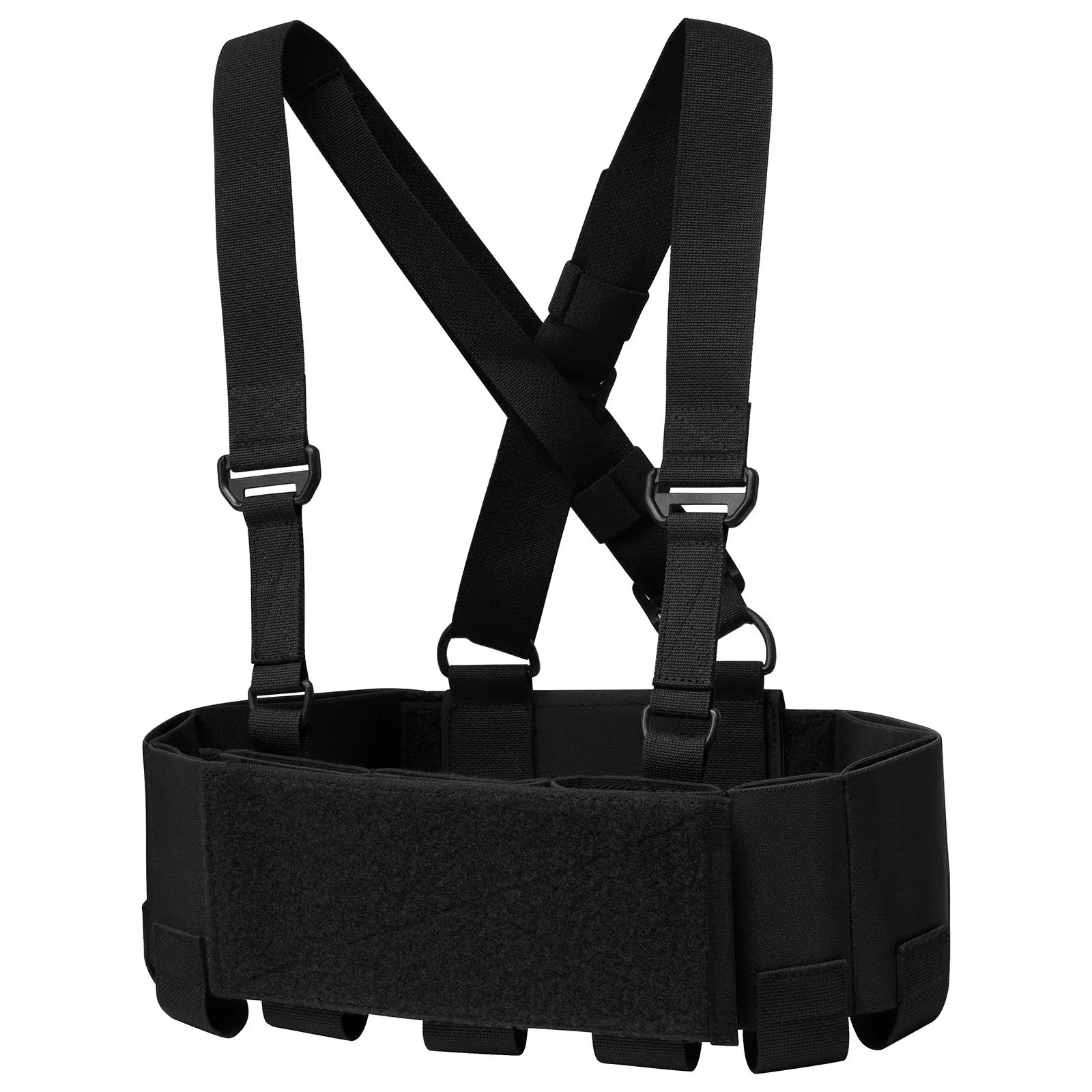KRYDEX Unisex Tactical 5.56 Ready Chest Rig, All Seasons Low Vis Vest with Elastic Nylon Cummerbund, Concealed Lightweight Adjustable Sports Gear, Elastic Material