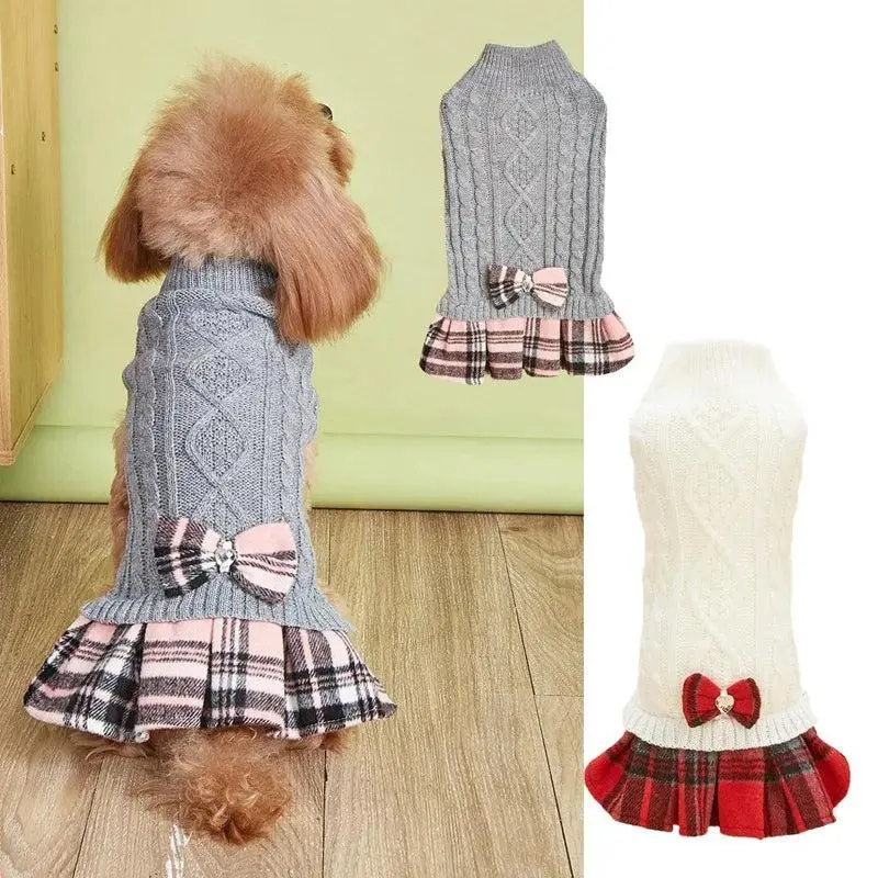 dog fall dress Fall Maple Ruffle Dog Dress main image 0