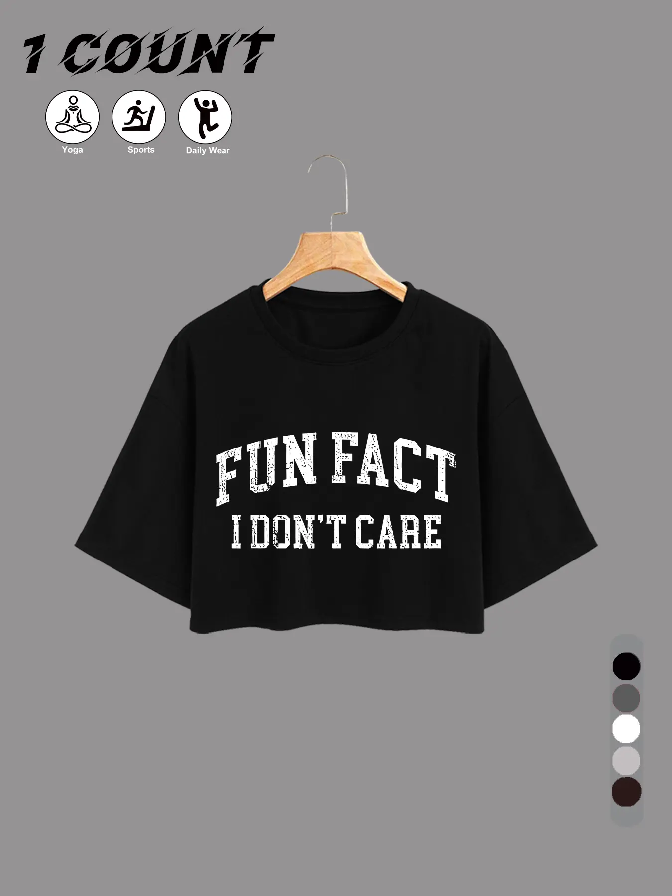 Women's Casual Loose-Fit Letter Print T-Shirt, Cool Graphic Tee, Round Neck Short Sleeve Top, Summer for Ladies & Kids, Comfortable Daily Wear