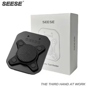 SEESE Magnetic Tool Belt Clip - Secure Storage Caddy for Screws，Nails，Hammers，Sockets，Pliers，Screwdrivers，Drill Bits & More,Holiday gifts