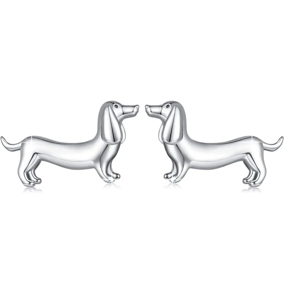 Adorable Dachshund Stud Earrings
