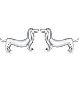 Adorable Dachshund Stud Earrings