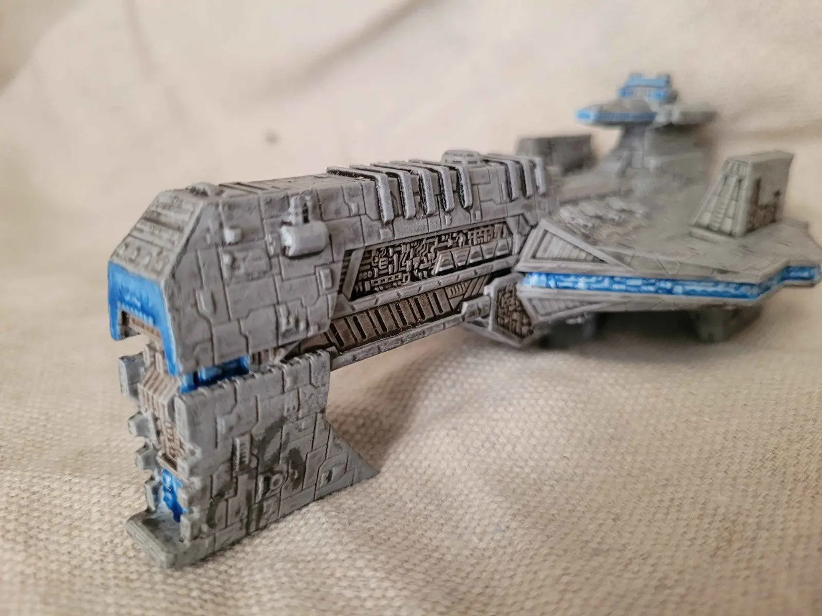 Armada Keldabe Class Battleship 3D Print Painted