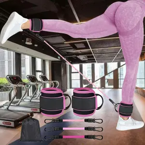 Resistance Band Set, 5 Counts/set Multifunctional Exercise Band for Leg & Hip Training, Hip Training Fitness Bands