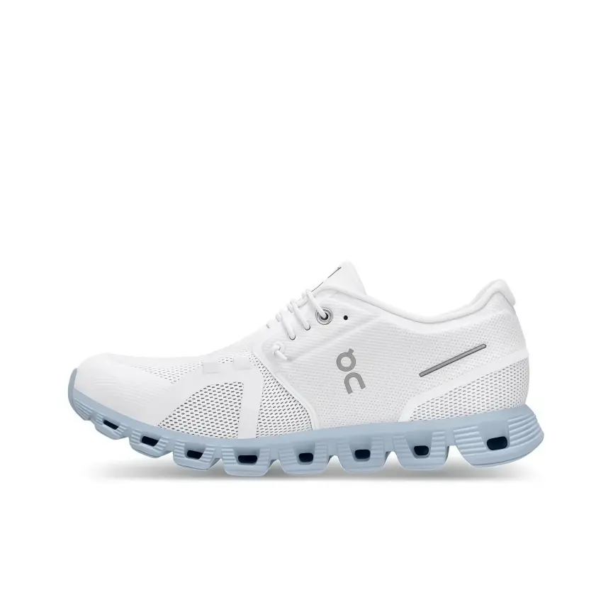 Collectible Athletic Running Sneakers - Crisp Bright White, Breathable Dot-Embossed Waffle Knit, Contrast Black Shoelace Loops, Oversized Bold Black Graphic Logo, Side Letter Sawtooth, Large Hollow Shock-Absorbing, Solid Ivory (Sports Collectible Shoe)