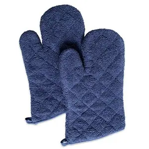 Design Imports Terry Oven Mitt Set of 2