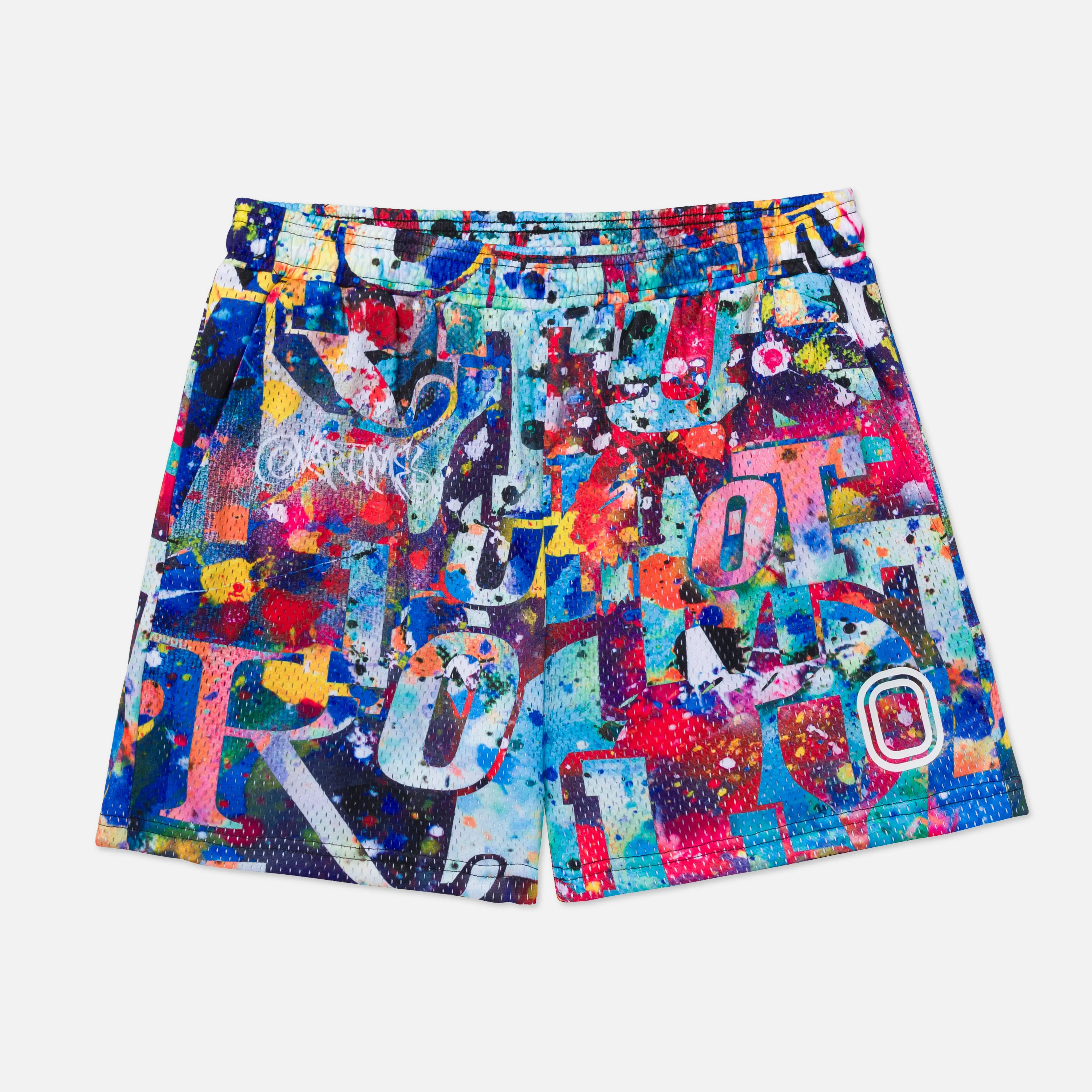 Vandal Paint Mesh Shorts