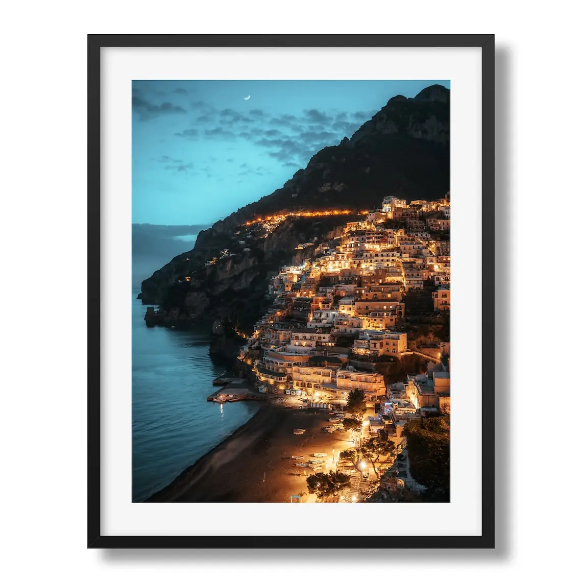 A Mother's Day gift idear. Amalfi Coast Poster, Positano, Ravello, art prints, Coastal wall art, Italy poster.No frame.