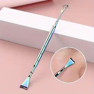Stainless Steel Manual Blackhead Remover Tool, Squeeze Acne Sticks, Acne Needles, Nose Hair Follicles, Manual Cleaning Artifact, Facial Skin Care Tool for Pore Cleansing, Facial Care Tools
