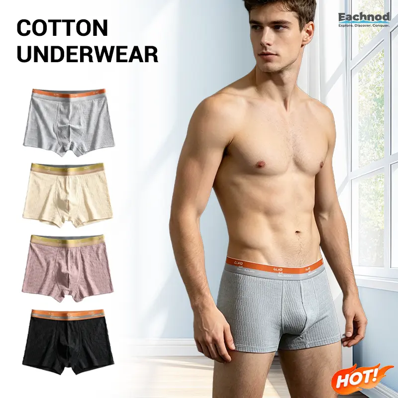 4PCS-Men's Boxer Briefs Antibacterial Breathable Sweat Absorbent Cotton Spandex Soft Skin Menswear in Black Dark Gray Purple Light Green Sizes L XL 2XL 3XL 4XL #AntibacterialUnderwear#BreathableUnderwear#SweatAbsorbent#CottonSpandex#SoftSkinUnderwear