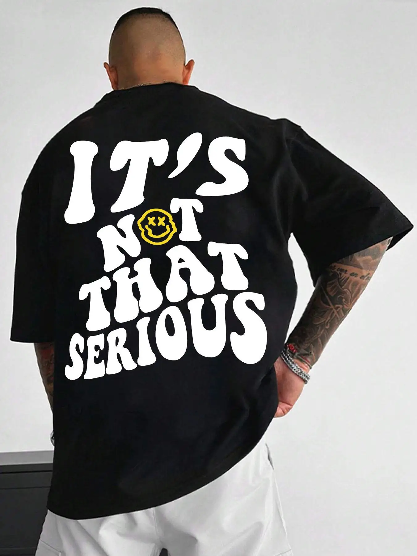 Men's Cartoon Letter Graphic Print Round Neck Sleep Tee, Regular Fit Casual Short Sleeve Pajama T-shirt, Men's Summer Sleepwear, National Day Offers