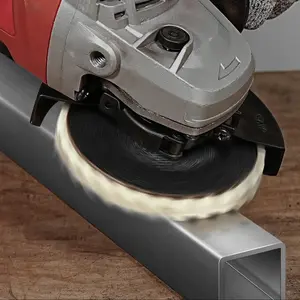 Wool Felt Flap Disc Polishing Wheel, 6 Counts Flap Disc Polishing Wheel for Angle Grinding Tool, Efficient Polishing Pads Suitable for Home Decoration and Professional Use