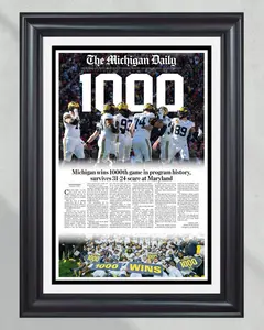 2023 Michigan Wolverines 1000th Win - Commemorative
