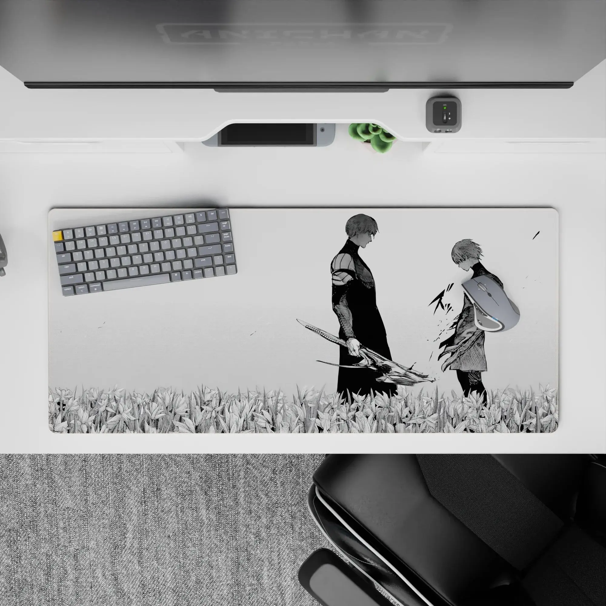 [SALE UP TO 30%]Tokyo Ghoul - Anime Desk Mat - Shattered Silence, Mouse Pad for Anime Fan, Gaming Desk Accessories, Large Computer Pad, Desk Decor
