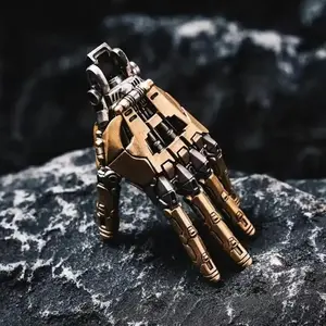 Mechanical Bionic Hand Mechanical Necklace Mechanical Pendant Robotic Charm