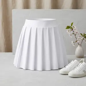 Girl's Tennis Skirt with Built-in Shorts - A-Line Pleated Athletic Skort with Pockets Perfect for Golf Cheerleading Running Sports Uniform Comfortable Stretchy Breathable Fabric for Active Girls Women Youth Fashion Activewear