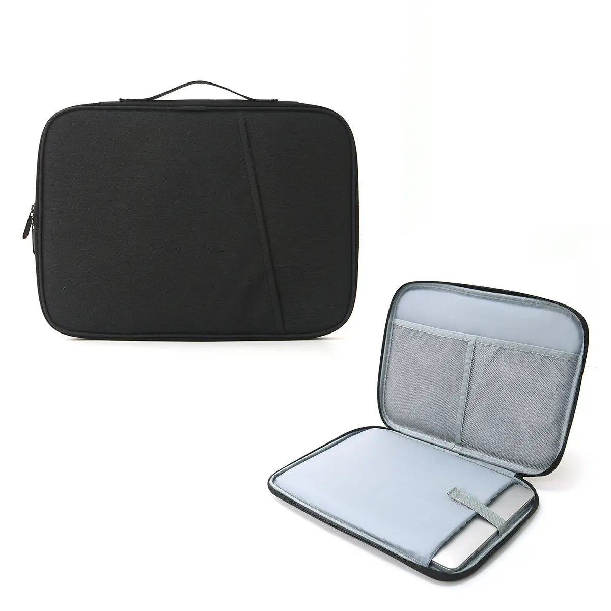 Solid Oxford Cloth Tablet Sleeve for 13-Inch iPads & Laptops - Durable, Waterproof, and Shockproof Protective Handheld Casing, Protection