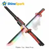 USB Rechargeable Lightsaber - Durable LED Fantasy Cyberpunk Interstellar Spark Battle Saber with Mist Effects, Gradient Polycarbonate, Unisex Pretend Play Kids Toy for Halloween, Ages 6+, Unique Cool Gifts (Rechargeable Battery Included)