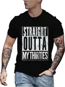 100% Cotton 1985 Straight Outta My Thirties 40th BIRTHDAY Gift 40 Years T-Shirt