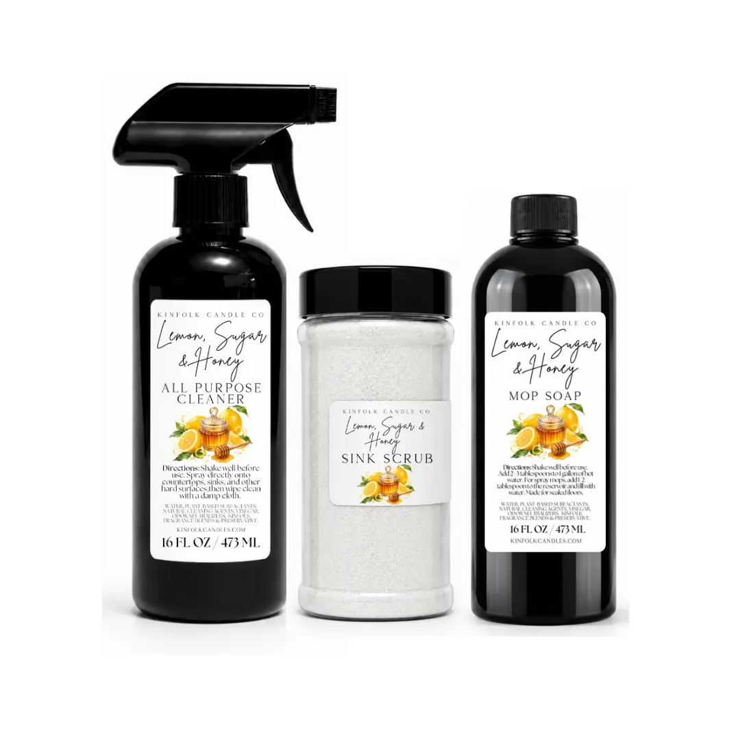 Mega Cleaning Bundle | Mop Soap, All Purpose Cleaner & Sink Scrub | Whole Home Cleaning Kit | Classic Collection Scents