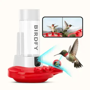 Birdfy Hum Feeder Duo with Dual Camera - 2K High-Resolution Cameras for Hummingbird Behavior and Appearance