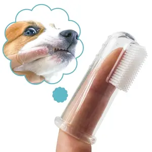 Pet Finger Toothbrush – Silicone Teeth Cleaner for Dogs