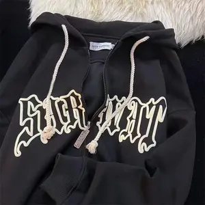y2k Zip up jacket with Small Rope