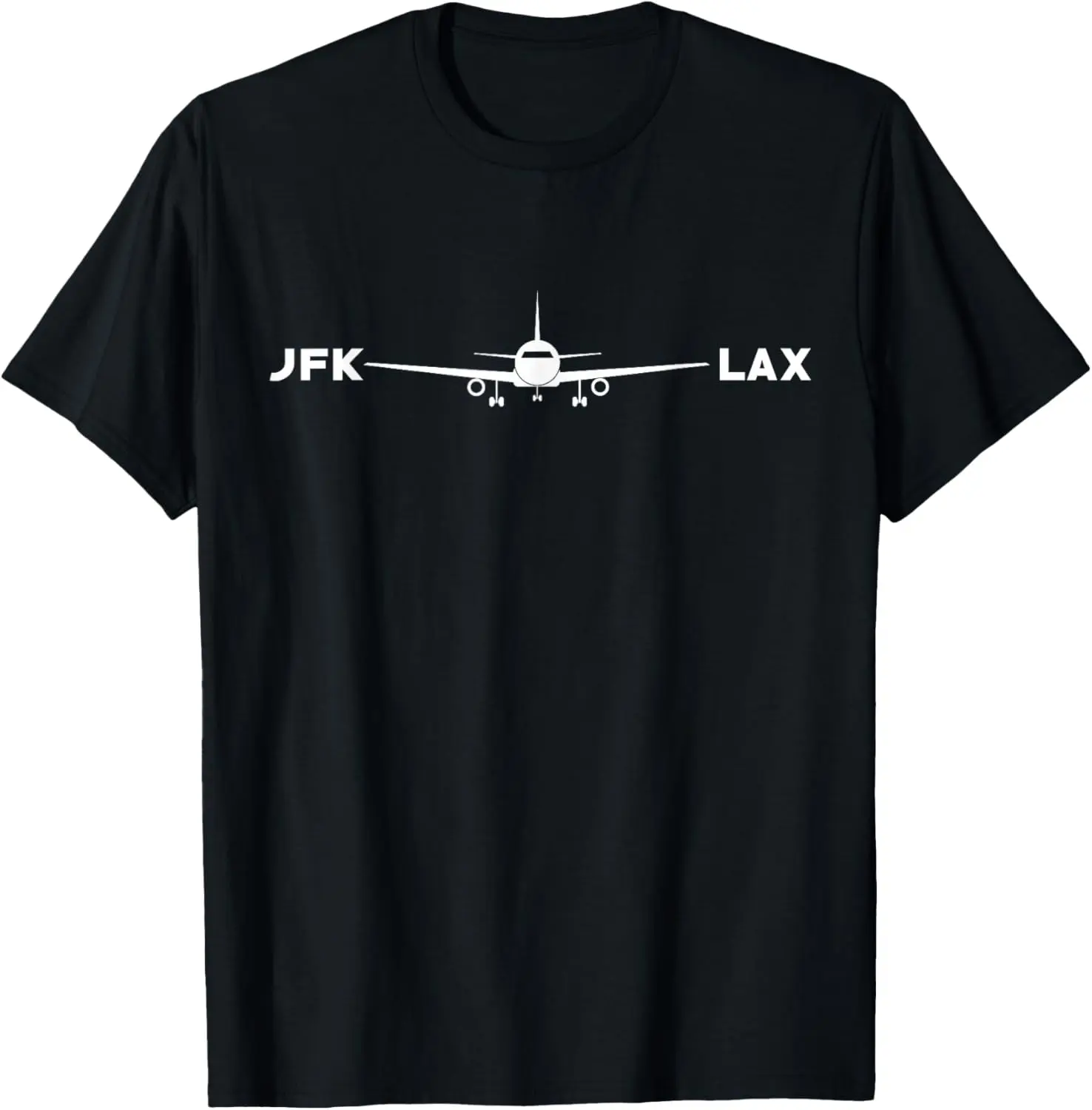 100%cotton JFK to LAX Shirt - Travel Shirt lax jfk T-Shirt