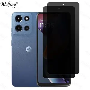 Anti-Spy Tempered Glass For Motorola Moto G 2025 Privacy Screen Protector For Moto G 2025 Full Cover Glass For Moto G 2025 Glass