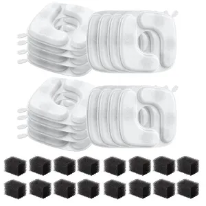 Original Design 32 Pack Replacement Filters & Sponges Set for 67oz, 95oz, 135oz Automatic Pet Fountain and 84oz Stainless Steel Cat Water Fountain Dog Water Dispenser