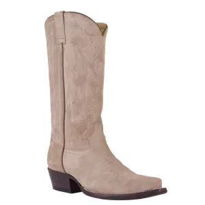 HYER Ladies Desert Tan Suede Western Boots HW56036