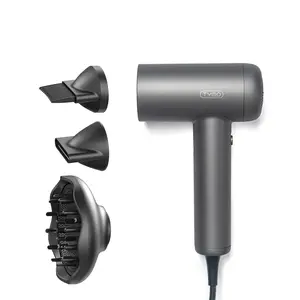 TYMO AIRHYPE LITE - Professional High-Speed Blow Dryer with 3 Nozzles & Comb, Fast Drying, 3 Speeds & 4 Temps, Low-Noise, Lightweight, New Year Holiday Gift Ready (Gift Box) - Hair Blower Brush