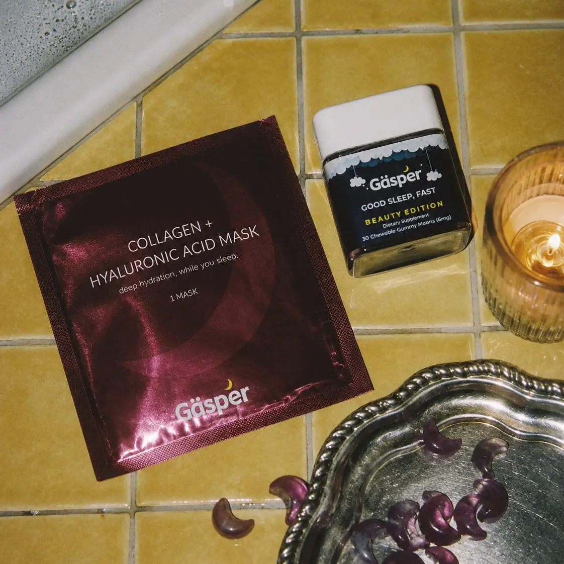 Beauty Sleep Ritual | Sleep Gummies + Overnight Hydrogel Hydration Masks