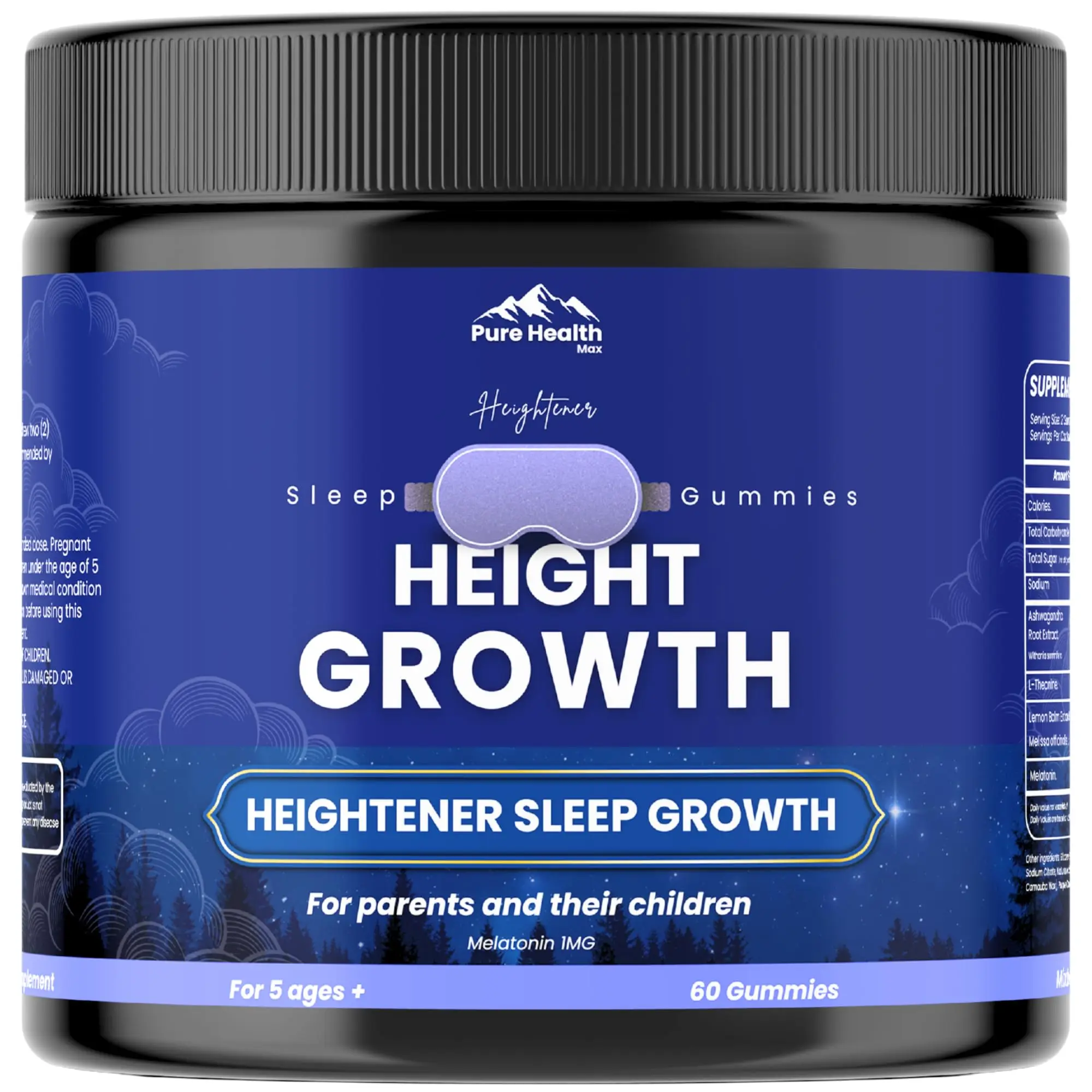 Heightener Height Growth Sleep Gummies - Vitamins to Grow Taller for True Height...